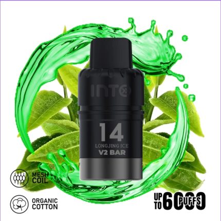 INTO V2 Compatible IGET Bar Plus LongJing Ice | VapeWellAus