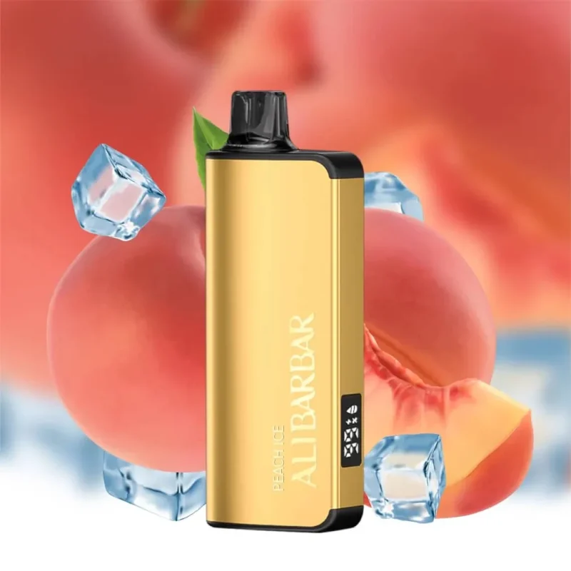 Alibarbar Ingot 9000 peach ice in Alibarbar Ingot 9000 vs IGET Bar Pro guide
