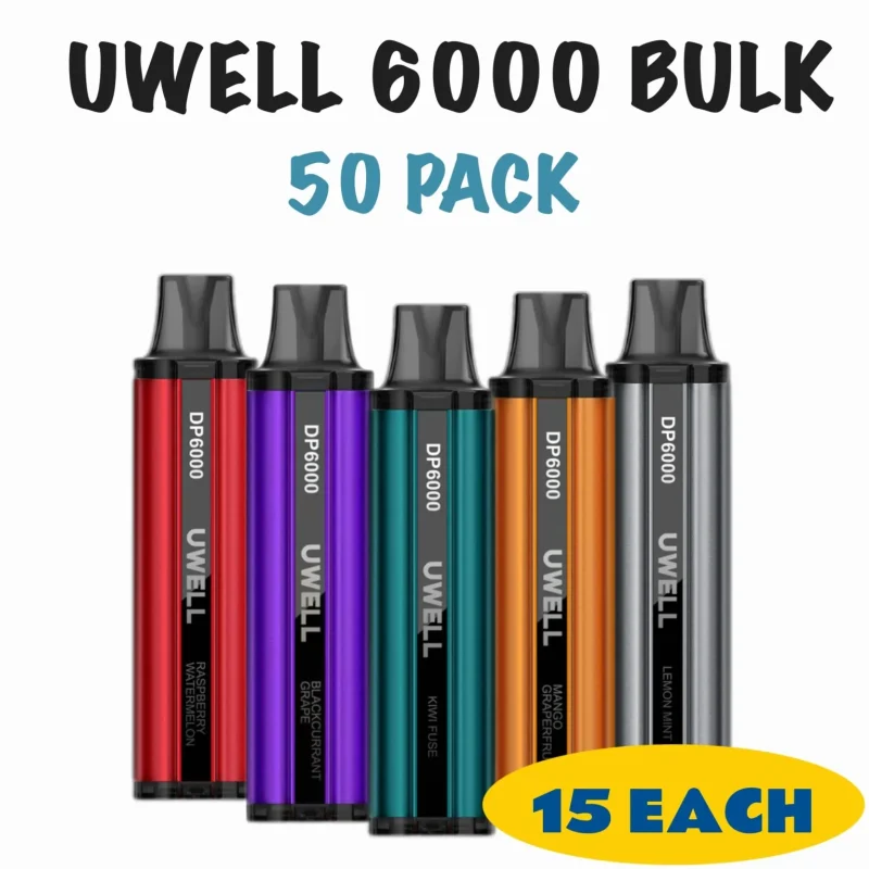 UWELL 6000 Wholesale Bundle (50 packs) - VapeWellAus Australia